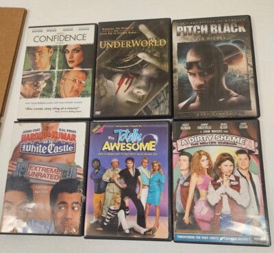Lot Of 6 DVD Comedy Raunchy Horror Harold & Kumar A Dirty Shame Totally Awesome