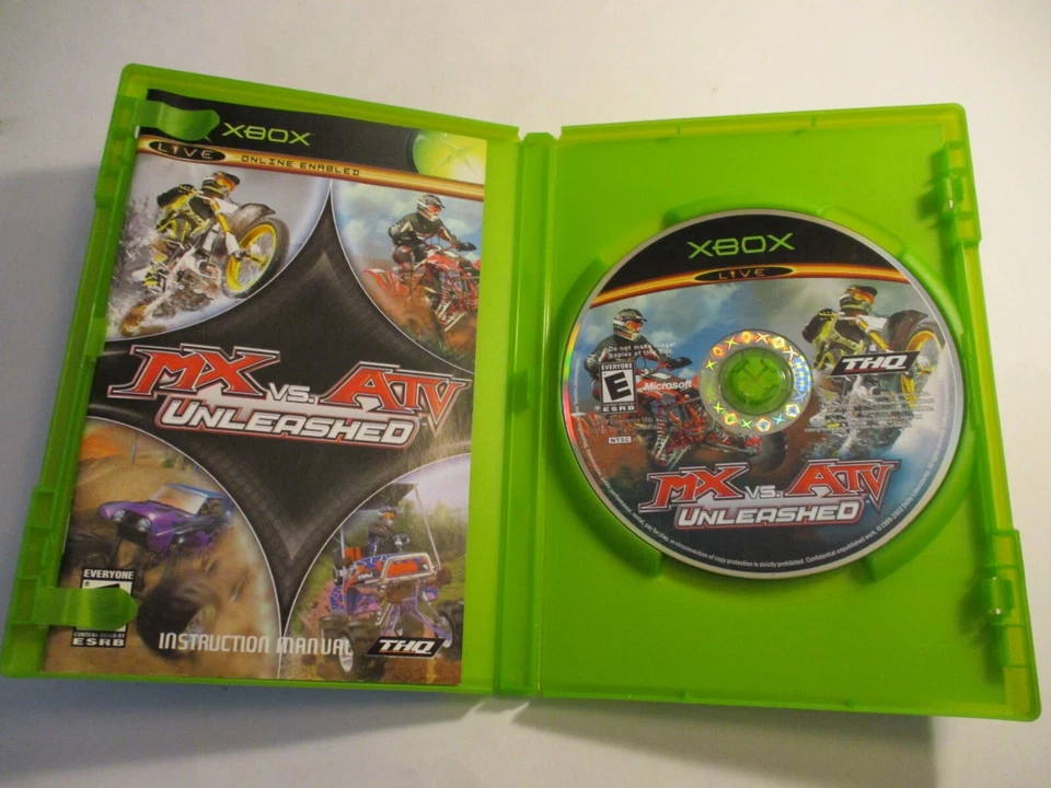MX VS ATV Unleashed 2005 Xbox Game COMPLETE Good Condition - Image 2 of 3