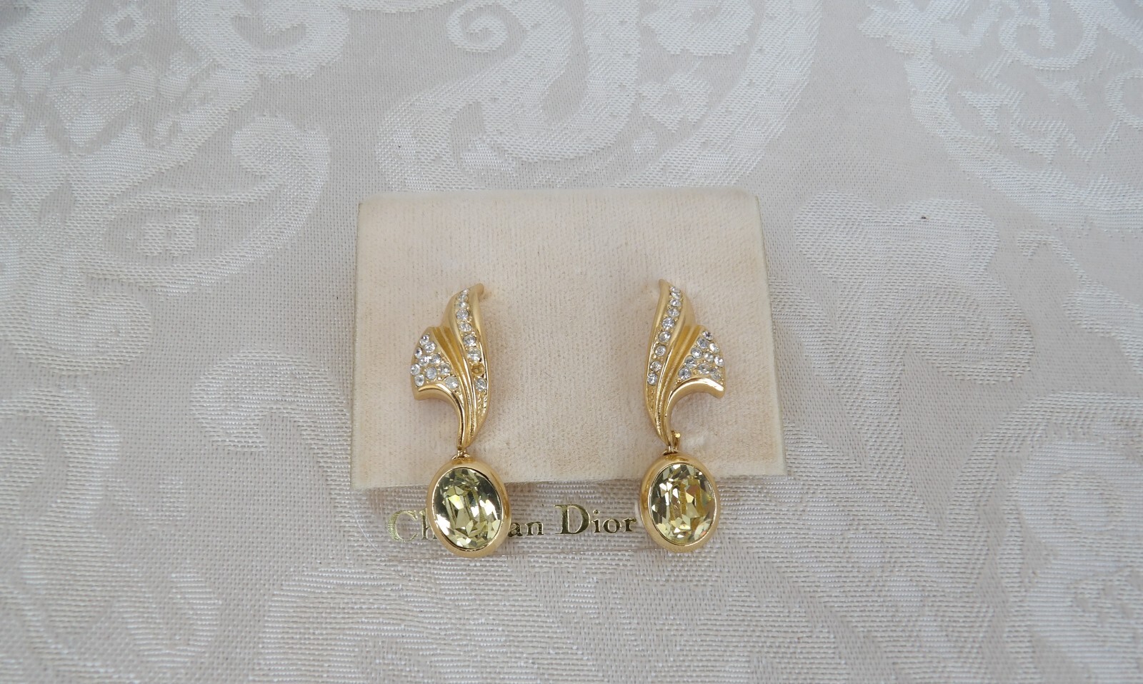 Vintage CHRISTIAN DIOR EARRINGS eBay