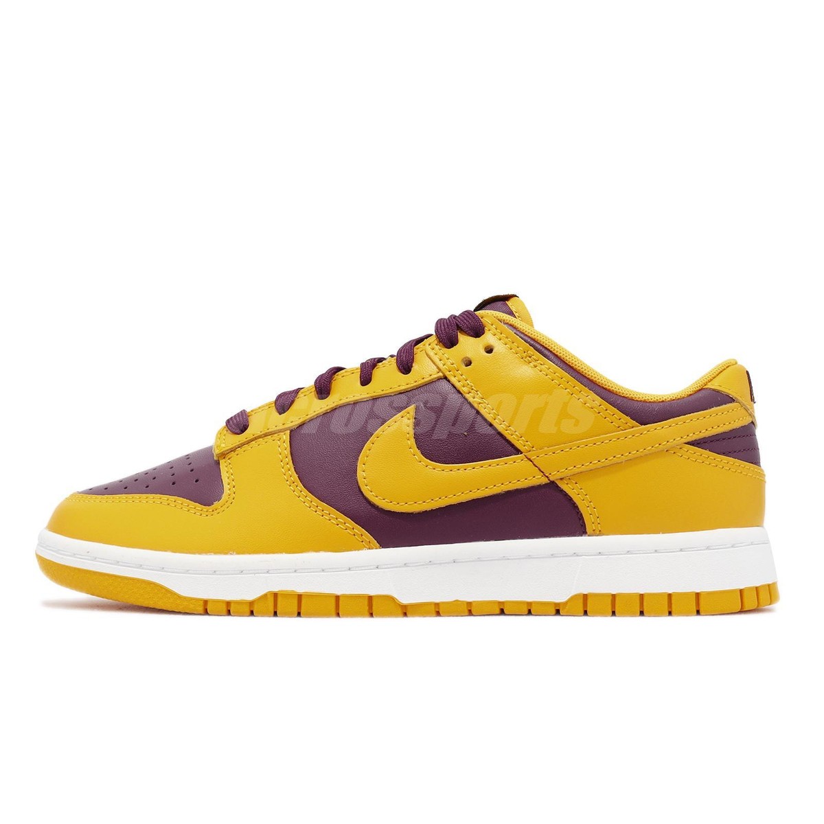 Nike Dunk Low Retro Arizona State Yellow Bordeaux Men Casual Shoes