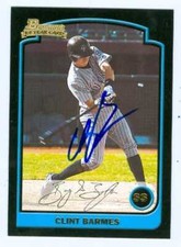 Clint Barmes autographed Baseball Card (Rockies) 2003 Bowman 1st Year #176