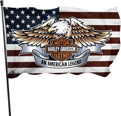 Motorcycle Lovers Gifts Flag 3x5 Feet-Vivid Color and Fade Proof- Home Decoratio