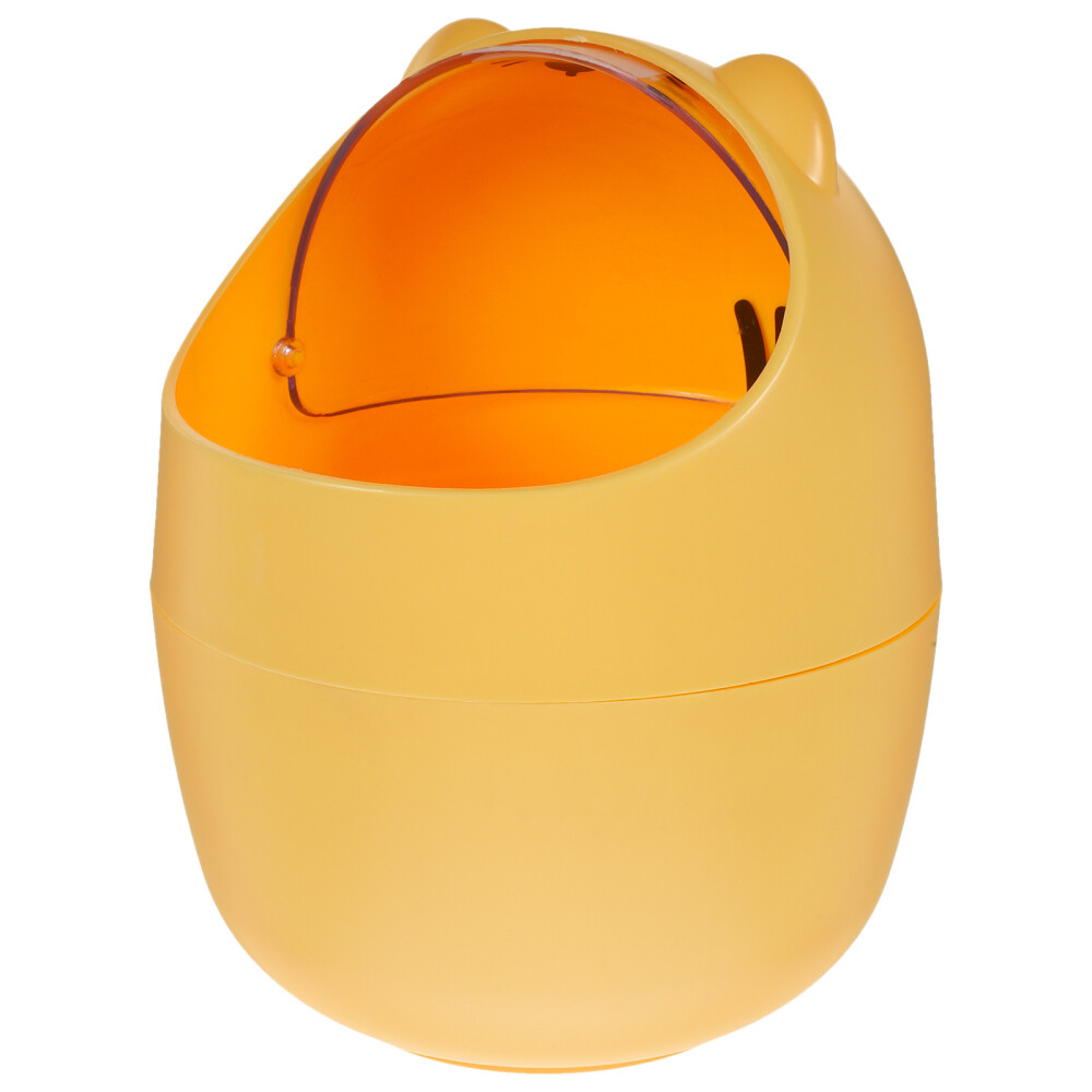 Cute Office Trash Can Mini Cartoon Garbage Corner Desktop Bin