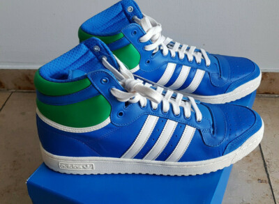 ADIDAS Topten High/SUPERSTAR MIS. 46 NUOVO/EDIZIONE SPECIALE BLU/VERDE RAR  | eBay