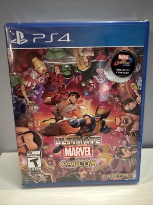 Ultimate Marvel vs Capcom 3 PS4 Brand New Factory Sealed ! Mint Grail RARE !