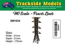 Trackside Models  - HO Scale Laser Cut "Power Lines" - SM1034