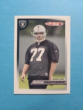 ANTTAJ HAWTHORNE 2005 TOPPS TOTAL RC ROOKIE FOOTBALL CARD # 541 G5142. rookie card picture
