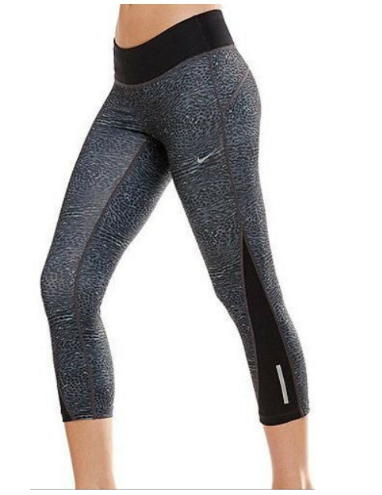 nike leopard leggings grey