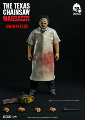 Texas Chainsaw Massacre Leatherfaceフィギュア Amazon.com: ThreeZero The Texas Chain Saw Massacre: Leather