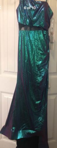 Women One Shoulder Evening Prom Dress Slim Long Ball Gown Dress NEW - Picture 6 of 11