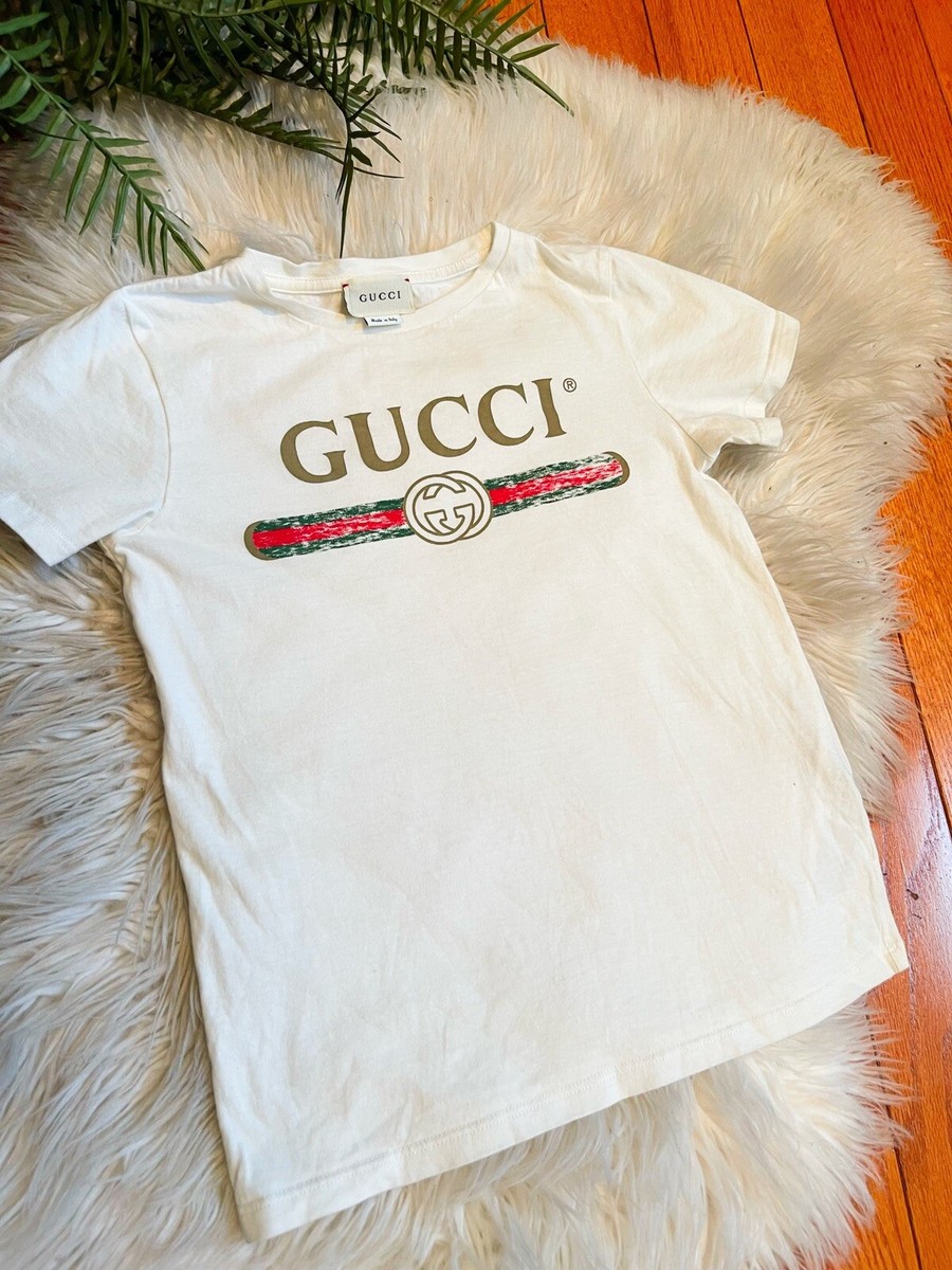 Children's Gucci Logo T-Shirt 8 Yrs Authentic | eBay