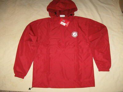 Alabama Crimson Tide Pullover Jacket Windbreaker New Men's Small Champion Bama 