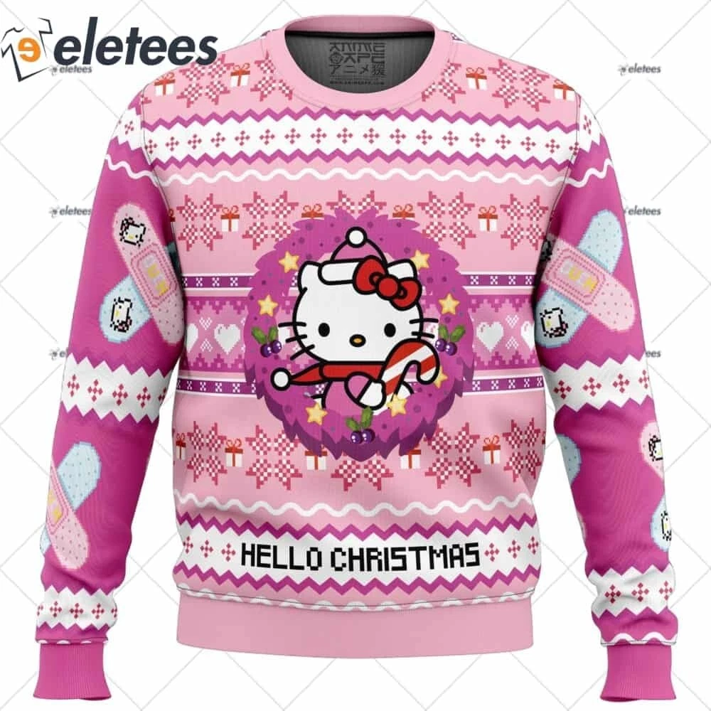 Hello Christmas Hello Kitty Ugly Christmas Sweater FRMK5EQY