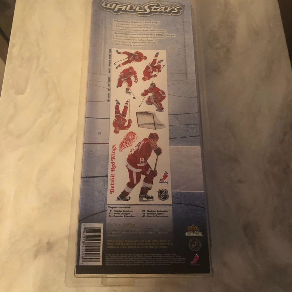 墙星 NHL 底特律红翼墙贴纸 - 全新 - 阅读下面的玩家 — 第 4/4 张图片