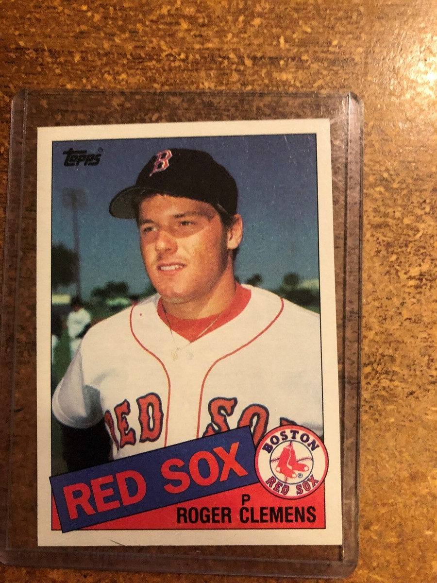 Roger Clemens Rookie Card Fleer 1985 Topps Baseball #181 Roger