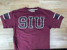 Vtg 90’s Siu Salukis Single Stitch T Shirt Southern Illinois Maroon Size Small