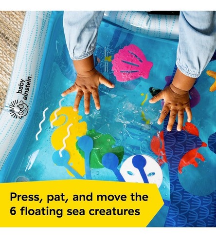 Baby Einstein Octopus Water Play Mat -Tummy Time Activity 22” X 22” 0-36 Months - Picture 5 of 8