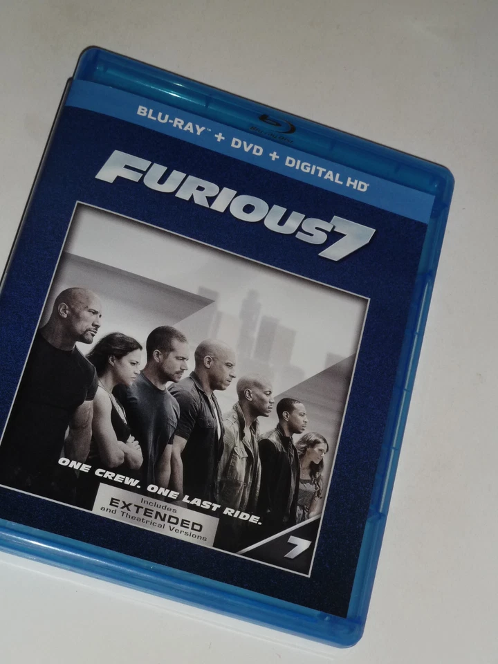 Furious 7 Blu-ray & DVD set 2015 action movie sequel Fast and the Furious Series - Image 2 of 4