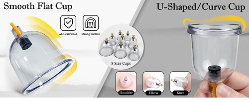32 Cups Cupping Therapy Set with Pump - Acupoint Cupping Home Therapy Tools - Picture 8 of 10