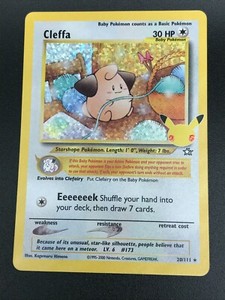 Cleffa 20/111 Holo Rare Pokemon SWSH Celebrations Classic Collection NM 2021