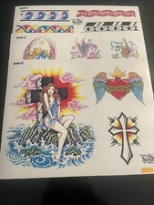 Vintage Official Brand Tattoo Flash 7 Sheets