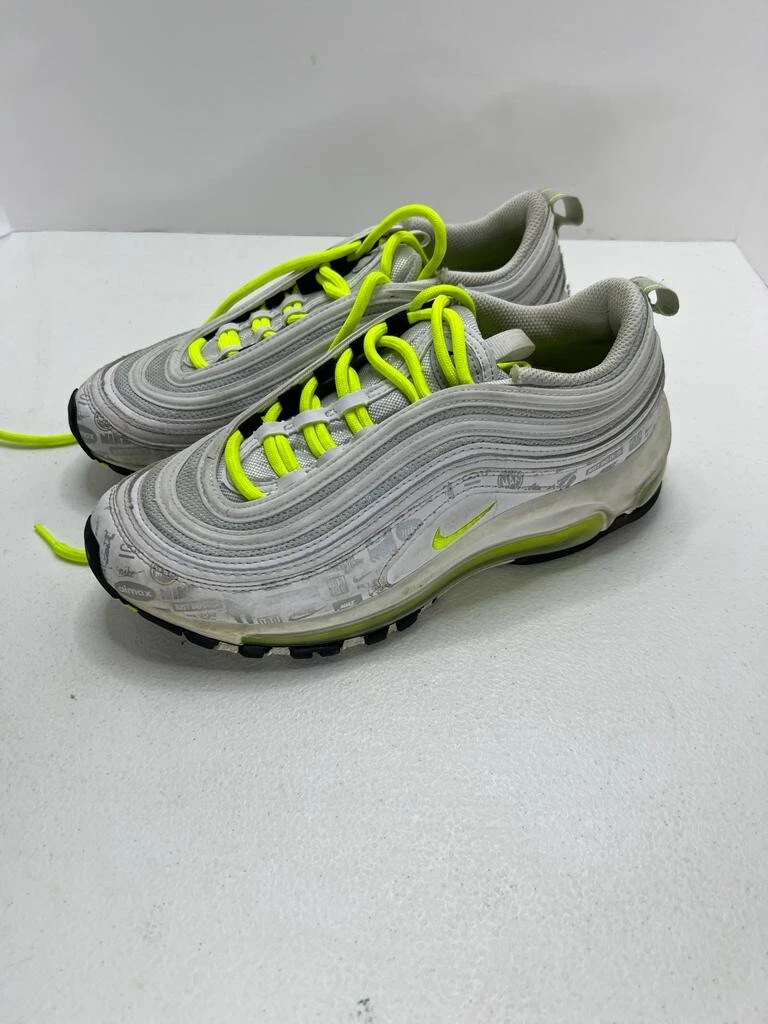 Nike Boys Air Max 97 921522 108 White Casual Shoes Sneakers Size 5Y