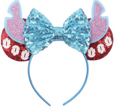 Lilo and Stitch Minnie Mouse Ears- Disneyland- HANDMADE, Lilo Stitch Mickey