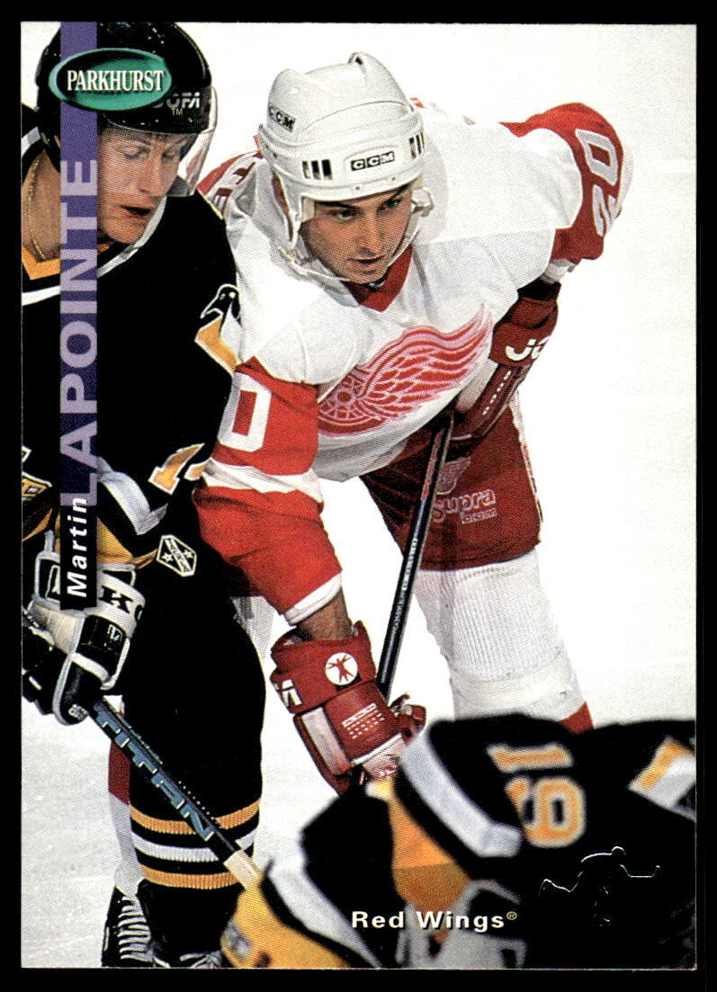 1994-95 Parkhurst #70 Martin Lapointe Detroit Red Wings Hockey Card