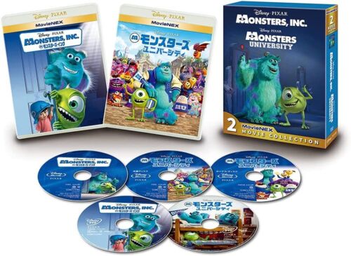 Monsters Inc. MovieNEX 2 Kolekcja filmów Limited Time Japonia Blu-ray - Zdjęcie 1 z 2