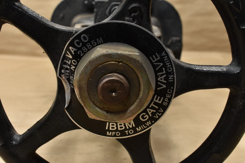 MILVACO 2885M, 3" IBBM Gate Valve , 125S 200 WOG Cast Iron - Image 4 of 4