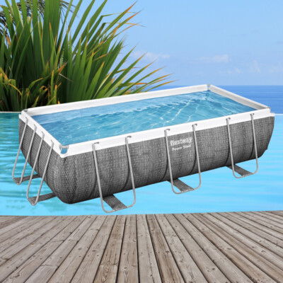 Poolfolie Bestway 404x201x100cm Pool Power Steel mit Rahmen Ersatz Swimming