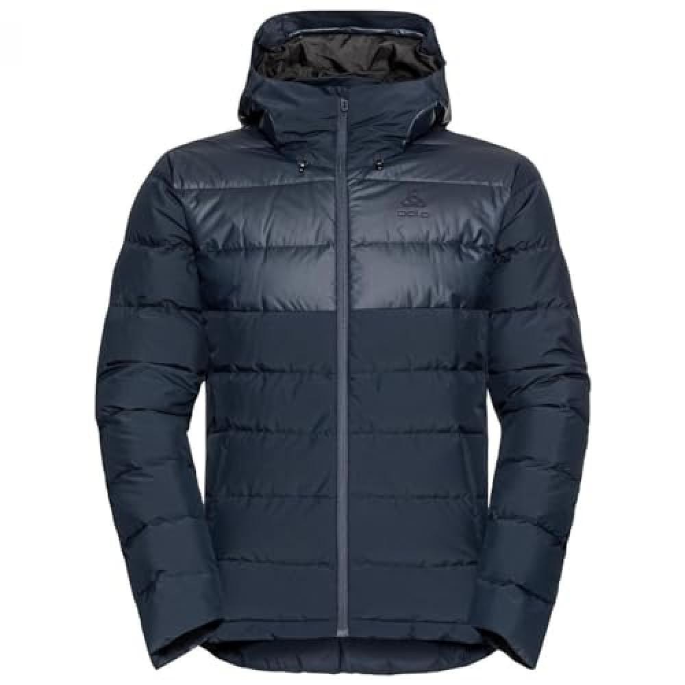 (TG. M) ODLO Severin N-thermic-Giacca con Cappuccio, Zaffiro Scuro, M Uomo - NUO