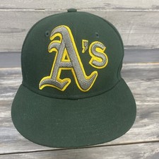 Oakland Athletics Hat A  s New Era MLB On-Field Youth 59FIFTY Snapback Green