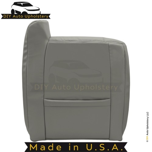 2002 Fits Cadillac Escalade Leatherette Front Replacement Covers Pewter Gray - Picture 40 of 74