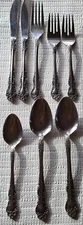 EKCO ETERNA Beaumont Stainless Steel Mixed Lot Of 8 Dining Flatware Japan Floral