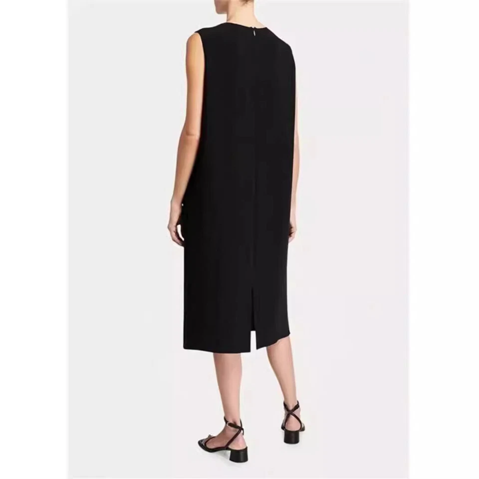 THE ROW Womens Spring New Split Sleeveless Medium and Long Dress - Image 2 of 4