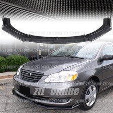 For 2005 2008 Toyota Corolla Front Bumper Sport Splitter Lips Spoiler Body Ki For 2005 2008 Toyota Corolla Front Bumper Sport Splitter Lips Spoiler Body Ki