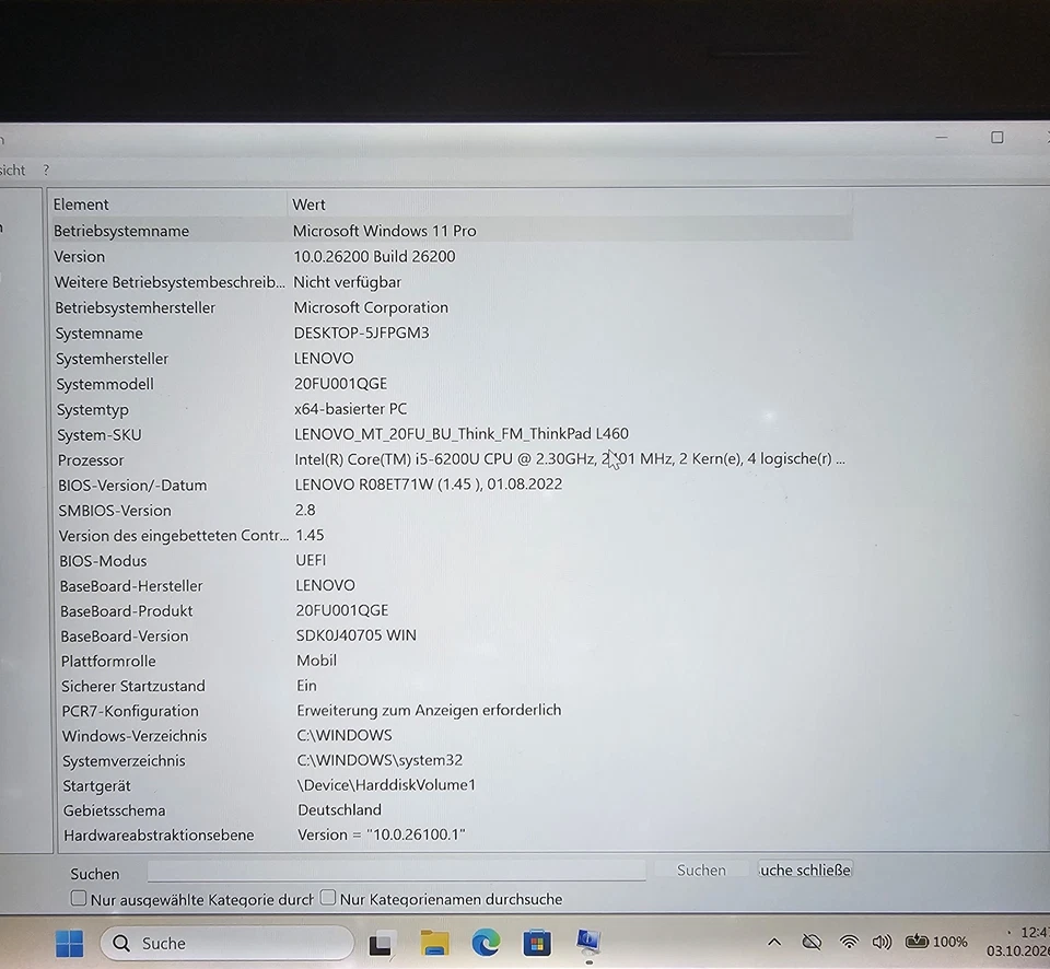 Lenovo ThinkPad L460 · i5-6200U · 8GB · 512GB, Foto 3 von 5