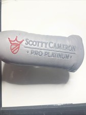 Scotty Cameron Pro Platinum Putter Headcover Titleist Gray Blade Head Cover Golf