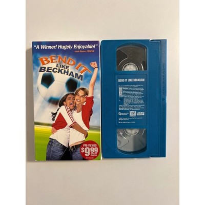 Bend It Like Beckham VHS Blue Tape Blockbuster Rental 2003 Sports Comedy Movie