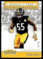 2019 Panini Contenders Rookie of the Year Gold Devin Bush II Rookie 42/49