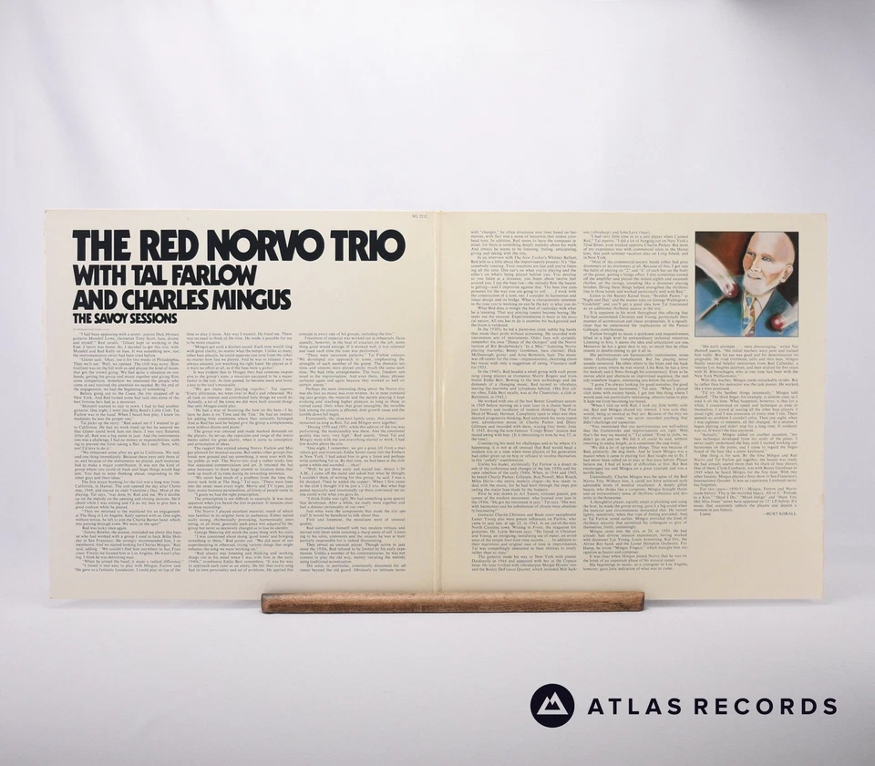 The Red Norvo Trio The Savoy Sessions Gatefold Double LP Vinyl Record - EX/EX - Image 3 of 4