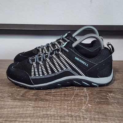 Merrell Storm Rush Women's Athletic Mesh Hiking Shoes Sneakers Size 7 Black