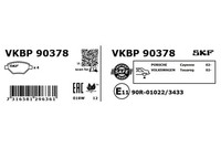 SKF Bremsbelagsatz, Scheibenbremse Hinterachse U.A. FüR Audi, Porsche, VW