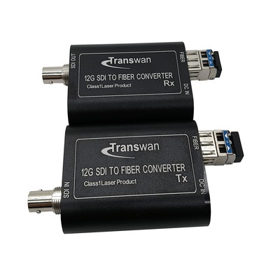 12G-SDI (4KP60 SDI) Over 1 Fiber Extender to 10 Km Fiber, with SMPTE ST-2082