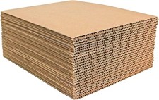 25 8.5x11 Cardboard Corrugated Pads Inserts Filler Sheet 8.5 x 11