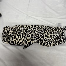 CARMEN MARC VALVO Reversible Bikini Top Black / Animal Size Large 90- NWT