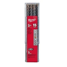 Milwaukee 48-20-7911 3/16" X 4" X 6" SDS Plus MX4 4 Cutter Carbide Bit, 15-Piece