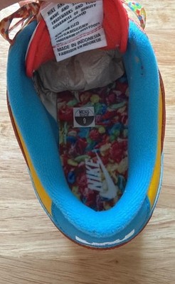 Size 9 - Nike Dunk Low x LeBron James x Fruity Pebbles Red
