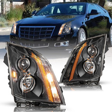 Projector Headlight Assembly Replacement for 2008-2014 Cadillac CTS 2-Door Coupe